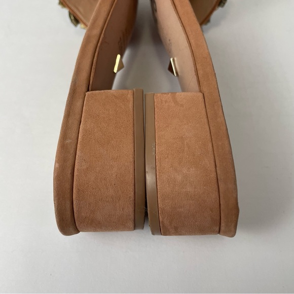 SCHUTZ Victoria Jewelled Embellished Leather Sandal Slides Size 7 - Picture 8 of 12